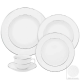 Aparelho de Jantar Porcelana Frizzo Prata